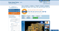 Desktop Screenshot of parkhotelperla.com