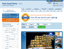 Tablet Screenshot of parkhotelperla.com